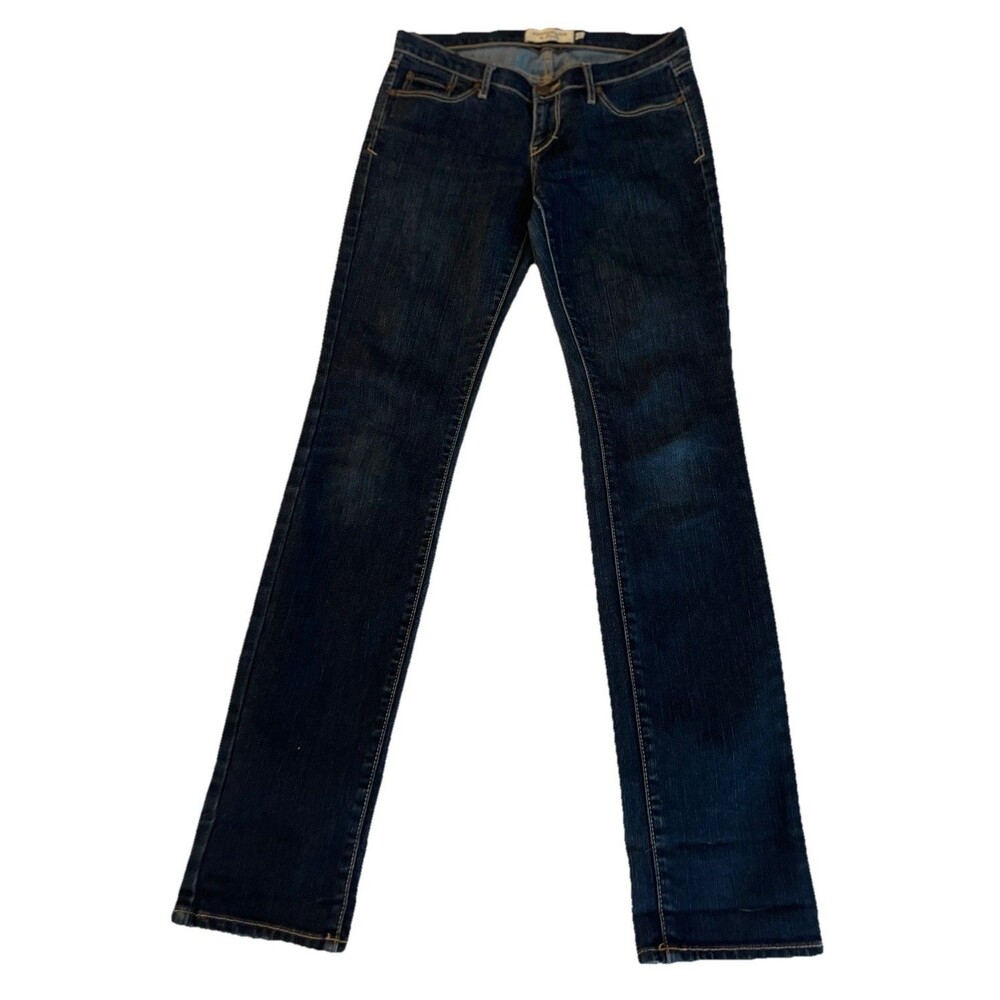 Abercrombie Fitch Erin Low Rise Stretch Blue Jeans Womens 4R 30x31